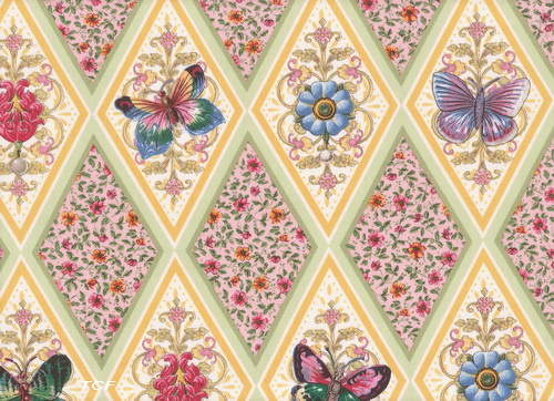 Butterfly Butterflies Flutter Fantasy Diamond Pink